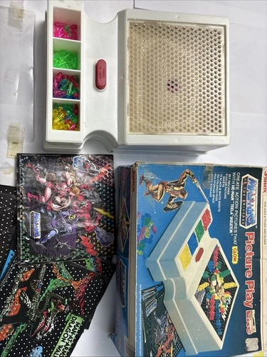 Vintage Janex Masters of The Universe Picture Play Lite Works He-man Skeletor