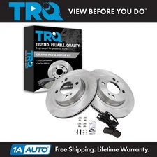 TRQ Front Ceramic Brake Pads & Rotors Kit Fits 2017-2020 Mitsubishi Mirage G4