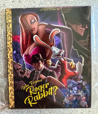 PIN JESSICA & ROGER RABBIT DOOM VALIANT 3'' JUMBO FANTASY LITTLE GOLDEN BOOK NEW