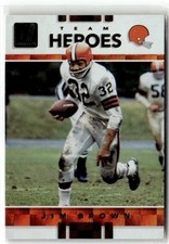 2017 Donruss #9 Jim Brown Team Heroes