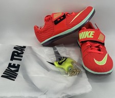 Nike High Jump Elite Bright Crimson Track Spikes FZ9636-600 Boys Size 4 NEW