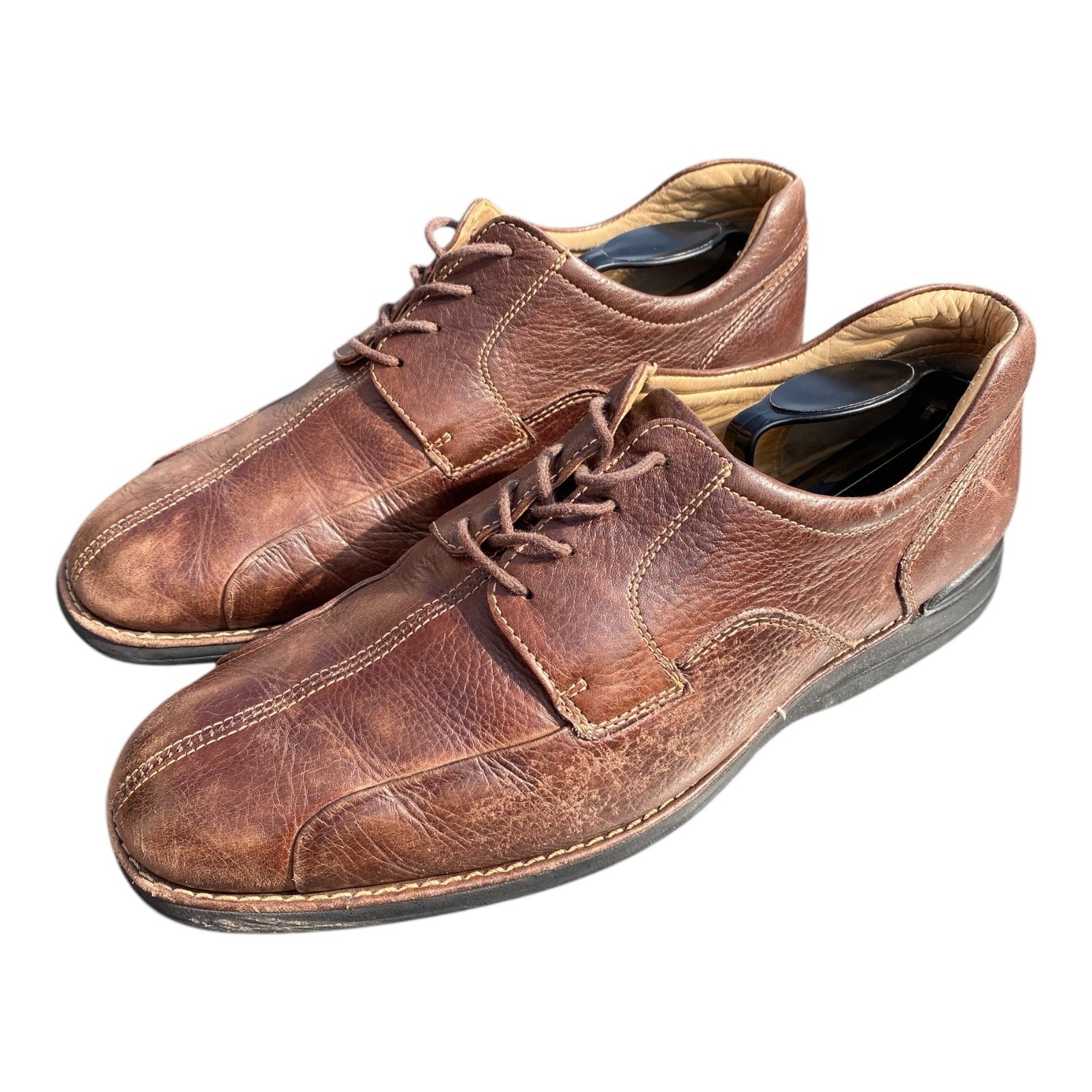 SAOLA Bicicletta Johnston & Murphy Shuler pelle di pecora marrone 20 7223 misura 10 5 larghezza