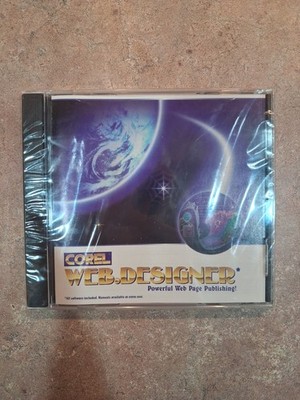NEW Corel Web Designer Powerful Web Page Publishing PC 1996 VTG Software Rare