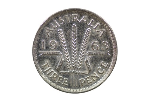 1963 Threepence Elizabeth II in Uncirculated Condition - Picture 1 of 2