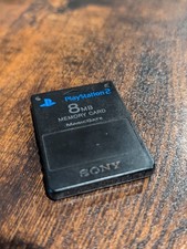 Sony PlayStation 2 8MB Memory Card - Black - SCPH-10020