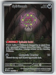 spirit bomb pokemon card Spiritomb (Space-Time Smackdown #172/208, 1-Star)