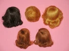 Mattel - LOT of 5 Vintage 1960's Fashion Queen Barbie Doll WIGS
