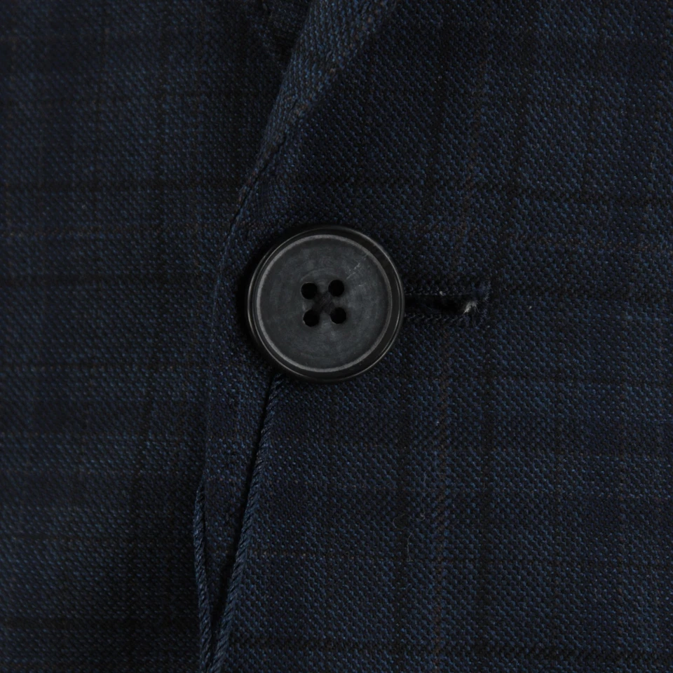 Abrigo deportivo de lana Cardinal of Canada nuevo con etiquetas talla 38R EE. UU. en azul con cuadros marrones y grises Foto 2 de 4