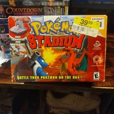 Pokemon Stadium Nintendo 64 N64 Transfer Pak Bundle Box & Manual Authentic