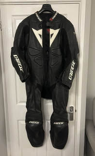 Dainese Laguna Seca 1 piece leathers. EU 56 UK 46