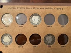 Barber Half Dollars - Lot of 4 - in Whitman Album Page - No Reserve