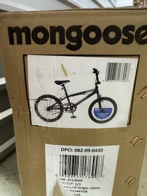 Mongoose Index 1.0 BMX Freestyle 20'' Youth Bike - Black