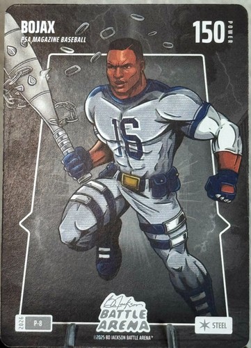 2026 Bo Jackson Battle Arena P-8 Steel BoJax PSA Magazine Baseball Ltd Edition