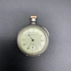 Antique Waltham Pocket Watch For Parts/Repair Roman Dial Not Running Vintage