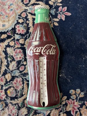 Vintage Coca-Cola Bottle Thermometer
