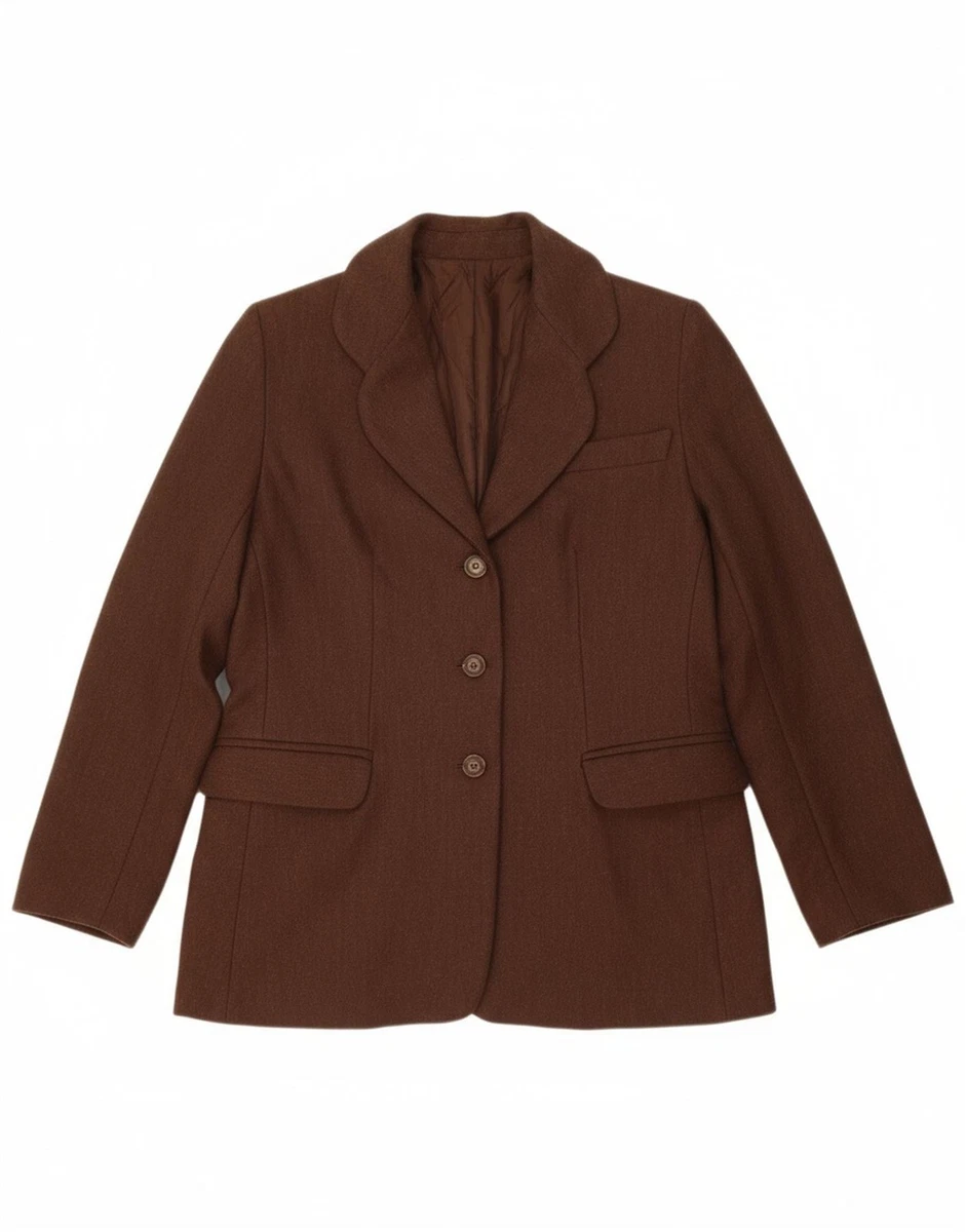 Veste Blouson Femme Daniel Hetcher Paris - Taille M/44, Marron, Occasion Très Bon état