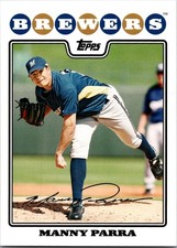 2008 Topps #481 Manny Parra