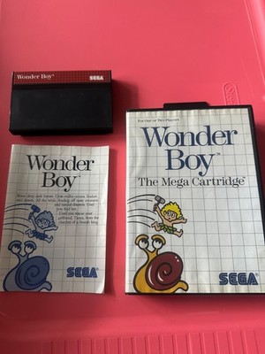 Wonder Boy (Sega Master System SMS, 1987) CIB Complete