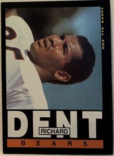 1985 Topps #24 Richard Dent Rookie Card RC HOF Chicago Bears NM-MT. rookie card picture