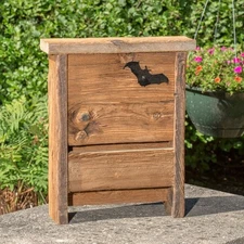 Brookside Woodworks Amish Made Upcycled Mushroom Wood Bat House