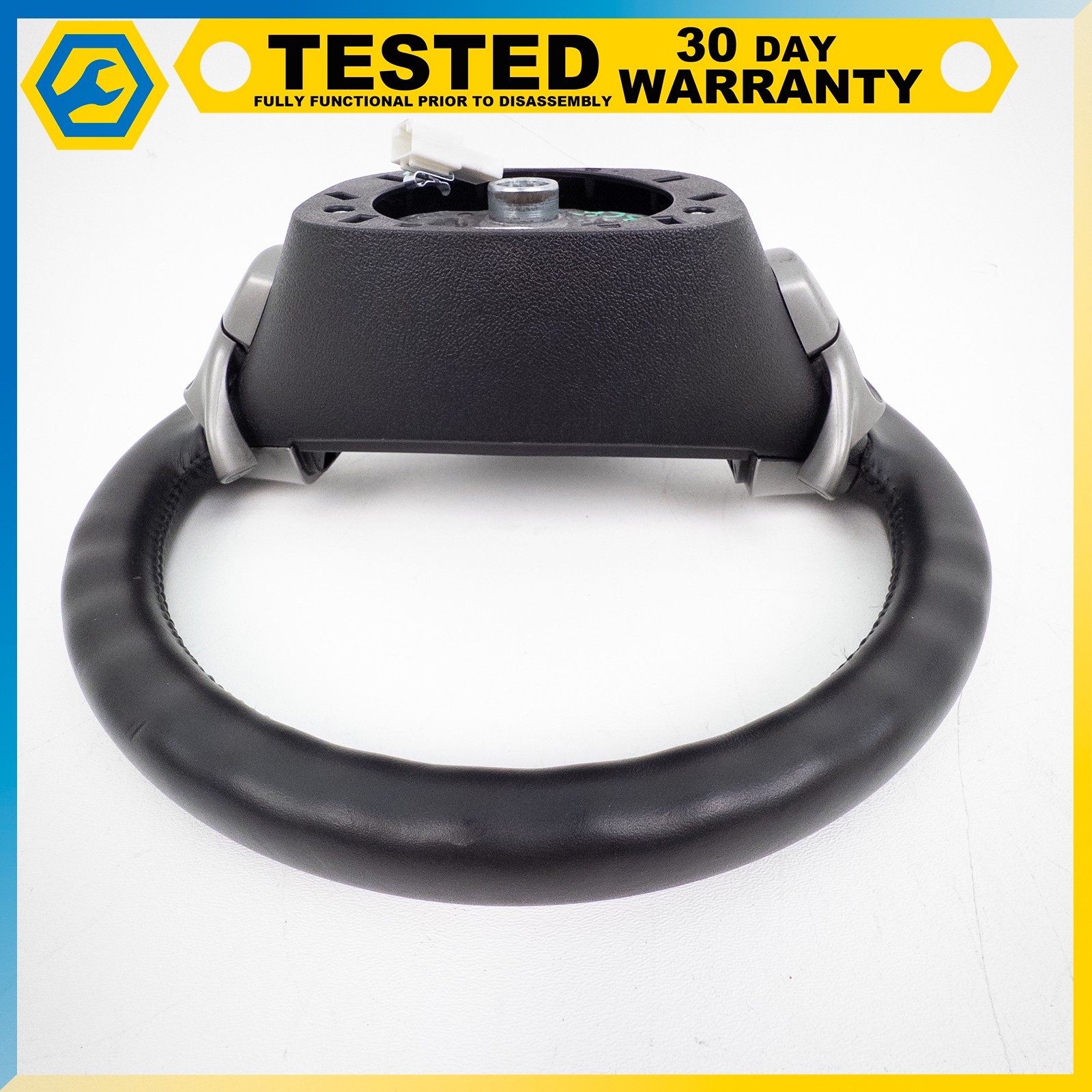 05-13 CHEVROLET CORVETTE C6 DRIVER STEERING WHEEL ASSEMBLY PADDLE SHIFT BLACK OE