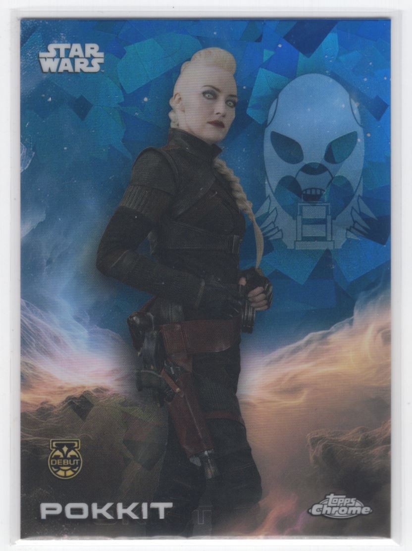 #97 2025 Topps Chrome Star Wars SAPPHIRE Pokkit