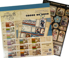 Graphic 45 "Place in Time" 12x12 Scrapbook Paper Pad Tags - Holidays, Seasons