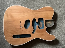 Fender Ultra Luxe Telecaster guitar body base coat white double binding