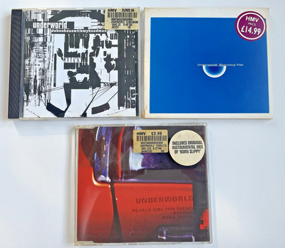 Underworld CDs   90s Era 3 Disc Set (Dubno / Pearl s Girl / Beaucoup Fish)