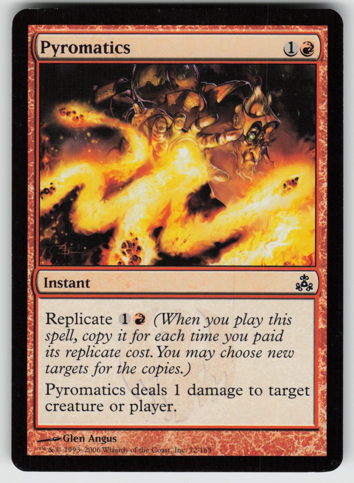Pyromatics 72 Common Guildpact Magic: The Gathering Near Mint