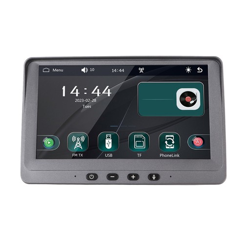 Car Multimedia Receiver 7in HD Touch Screen Hands Free Call Music WIFI BT Ca NEW - Afbeelding 6 van 12
