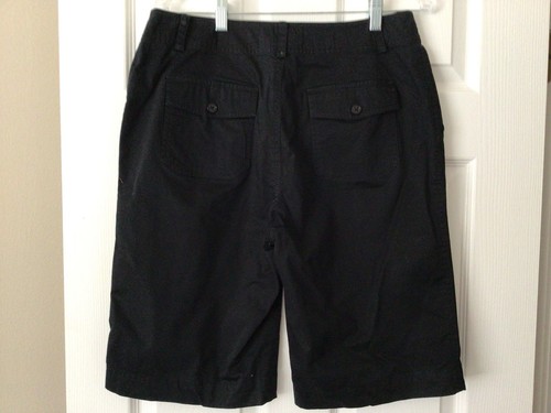 Women’s Ralph Lauren Bermuda Shorts Size 10 Black Stretch Pockets - Picture 3 of 5