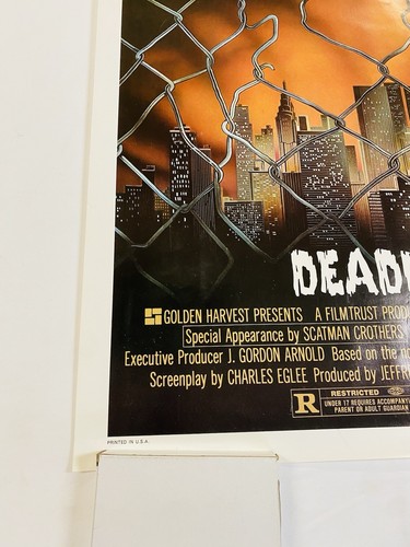 1983 DEADLY EYES ROLLED ORIGINAL 27x41 NSS MOVIE POSTER RARE HORROR THE RATS - Picture 4 of 13