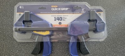 Irwin Quick-grip 1964758 One-handed Mini Bar Clamp 4 Pack, 6''