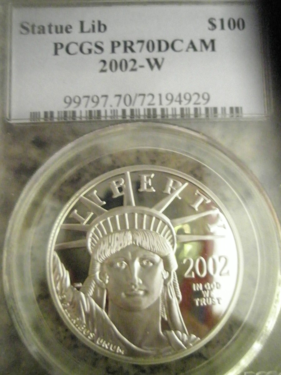2002-W $100 PCGS PR70DCAM Platinum American Eagle | eBay