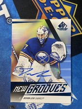2023-24 SP Game Used New Grooves Auto Devon Levi Buffalo Sabres NG-9