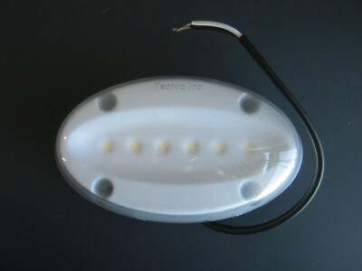 NEW TecNiq E16-WW00-1 interior dome oval cool white 6 LED light