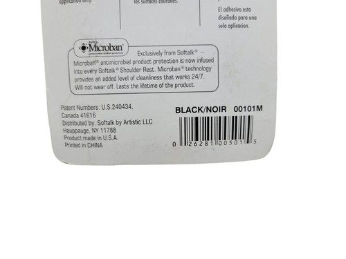 Softalk Schulterstütze 101M antimikrobieller Schutz schwarz - Bild 3 von 4
