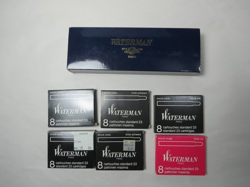 Pluma Estilográfica Waterman Vintage con Caja Años 90 Lote Mixto - Imagen 5 de 21