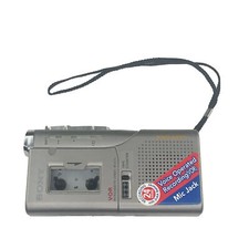 Sony M-637V Microcassette Recorder VOR For Parts Or Repair - Powers On