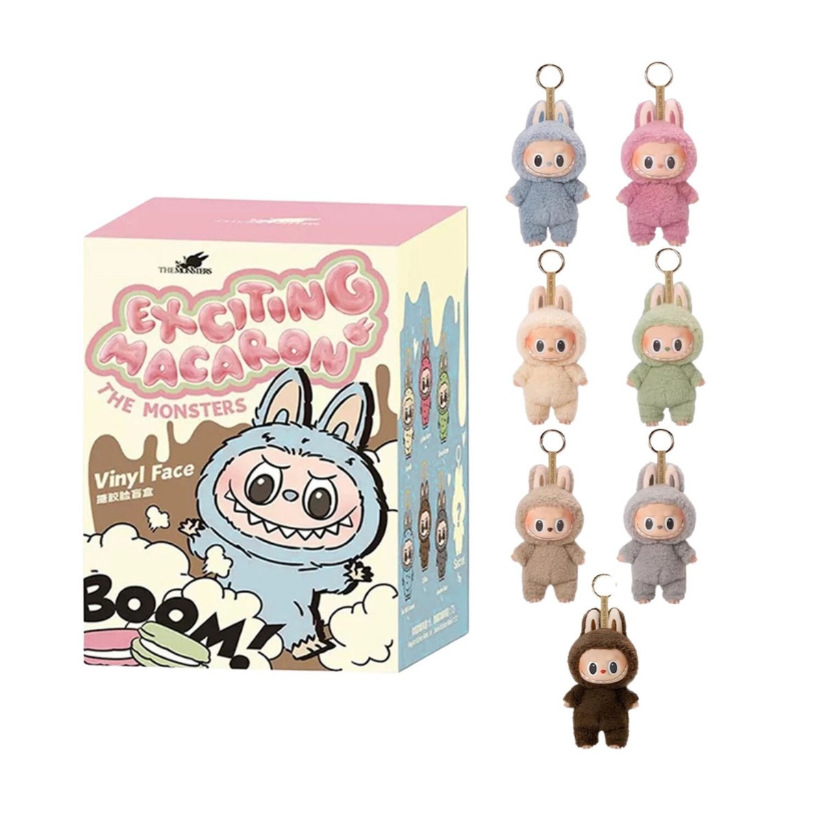 正規品 POP MART LABUBU The Monster macaron THE MONSTERS - Tasty Macarons Vinyl Face Blind Box | Blind