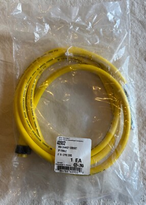 Woodhead / Brad Harrison 40902 Mini Change Cordset, 3P Female 6  16-3 PVC cord
