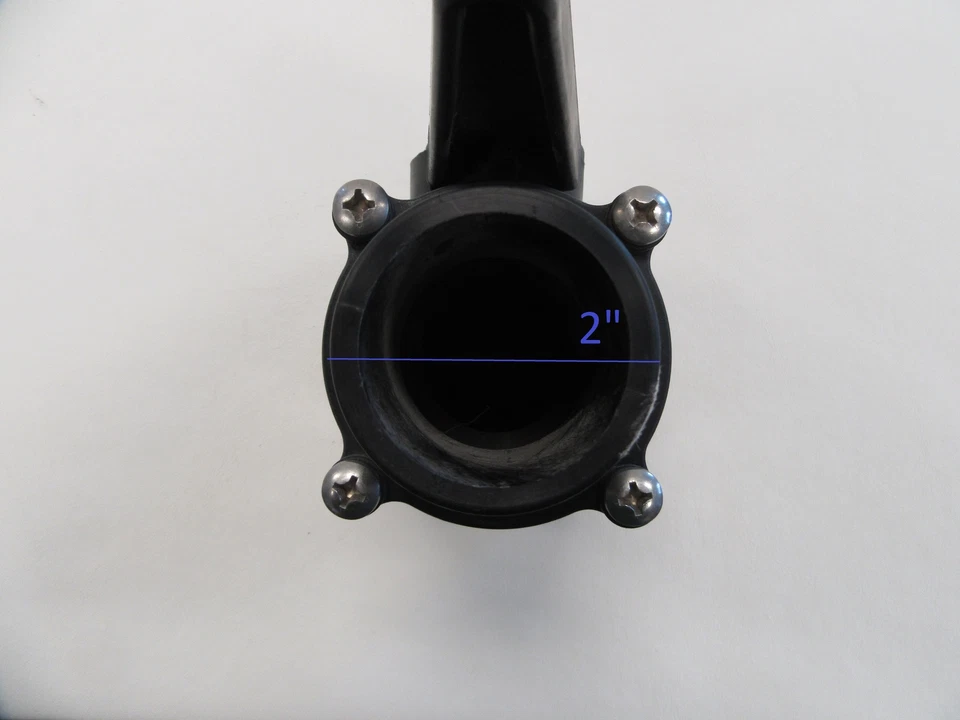 FORESPAR SEACOCK VALVE 933148N FULL-FLOW 2" NEGRO MARELON BARCO MARINO Foto 3 de 4