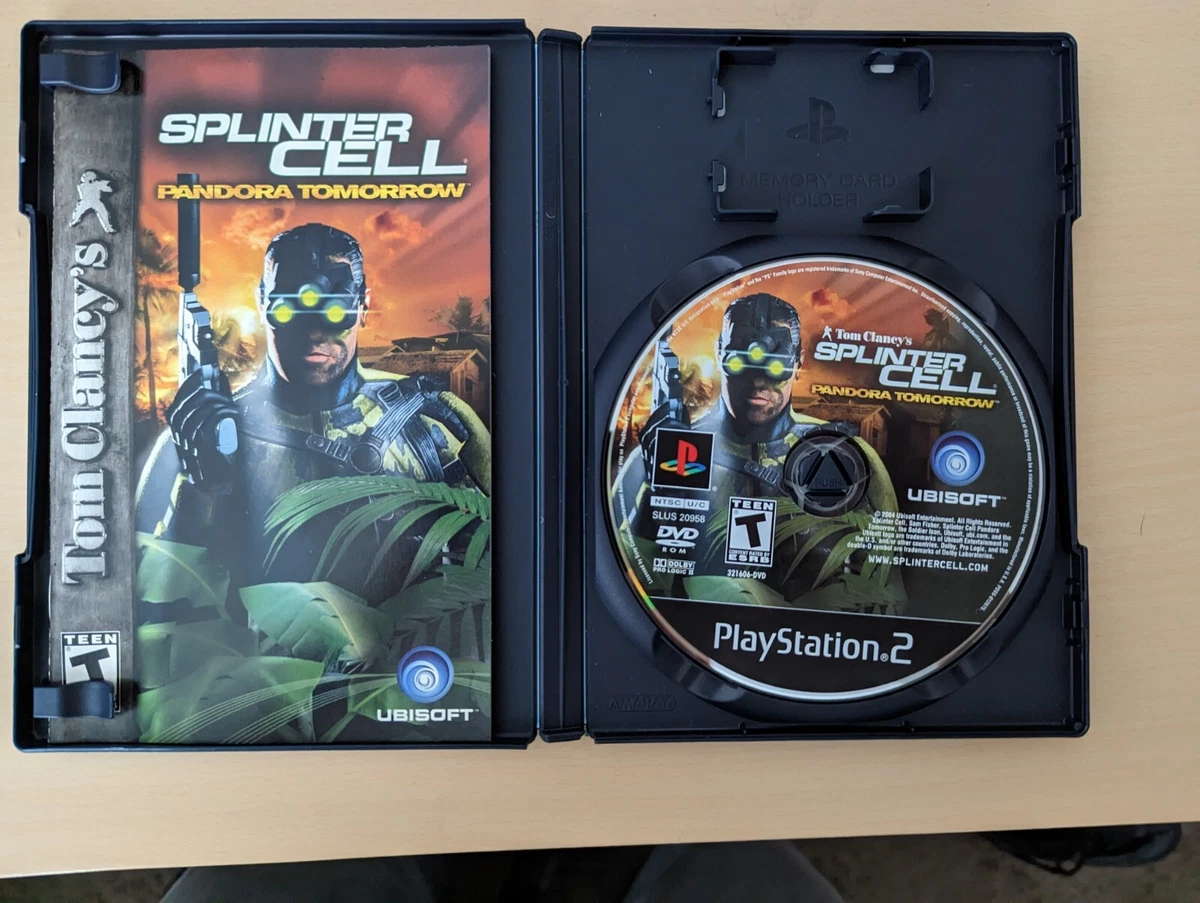 Tom Clancy's Splinter Cell Pandora Tomorrow Sony Playstation 2 Ps2 Game  COMPLETE 8888321606