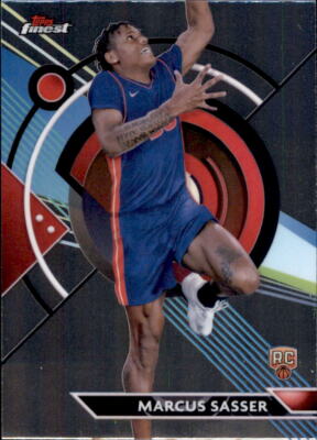 89 Marcus Sasser Detroit Pistons RC Base Rookie Topps Finest Basketball 2023/24