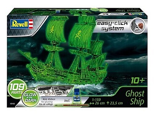 Revell-Germany Pirate Ghost Ship (Snap) - Snap Together Plastic Model Ship Kit