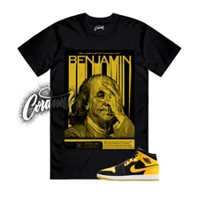 1 New Love Black Varsity Maize Yellow White 2025 T Shirt Match Match BF