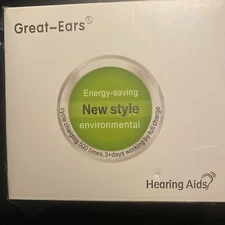Great-Ears Energy Saving new style hearing aid cycle charging 500 Times 👂👂