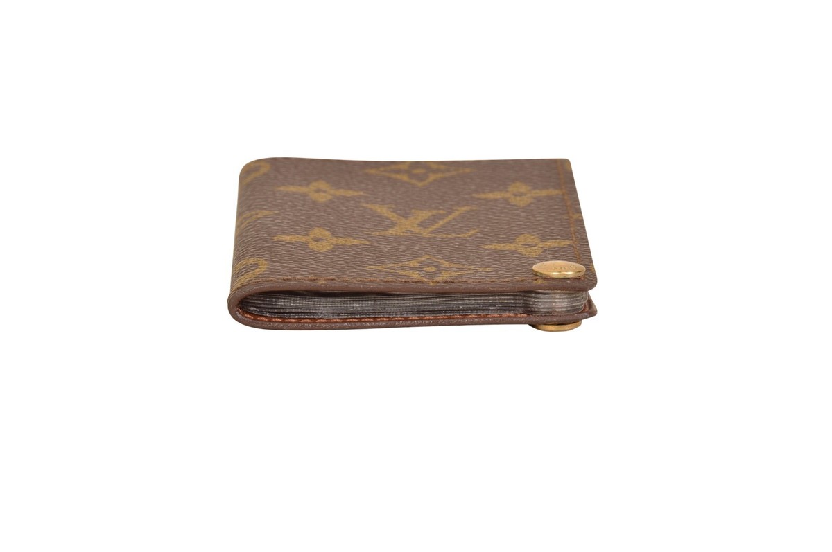 Louis Vuitton Monogram Porte Cartes Credit Pression Card Case 