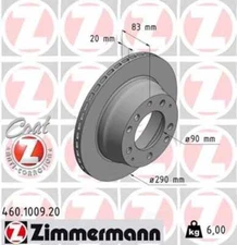 LORDCO - ZIMMERMAN 460100920 Disc Brake Rotor